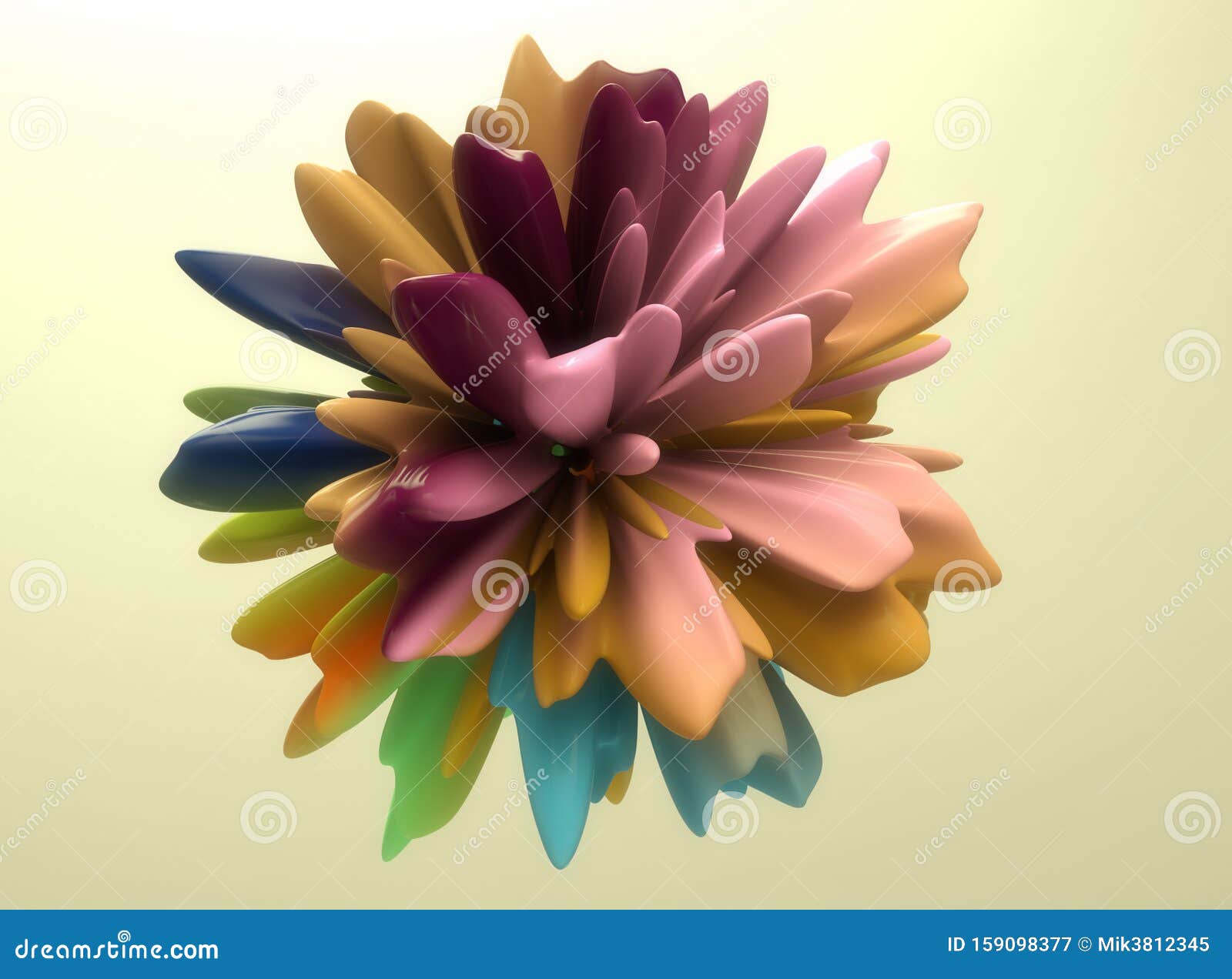 Abstract Sculpture Background Stock Illustration Illustration of