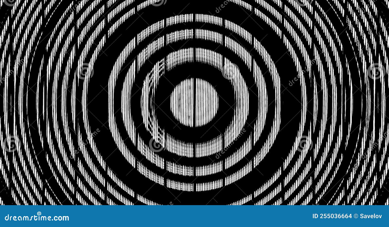 Render with Black and White Circles Stock Illustration Illustration