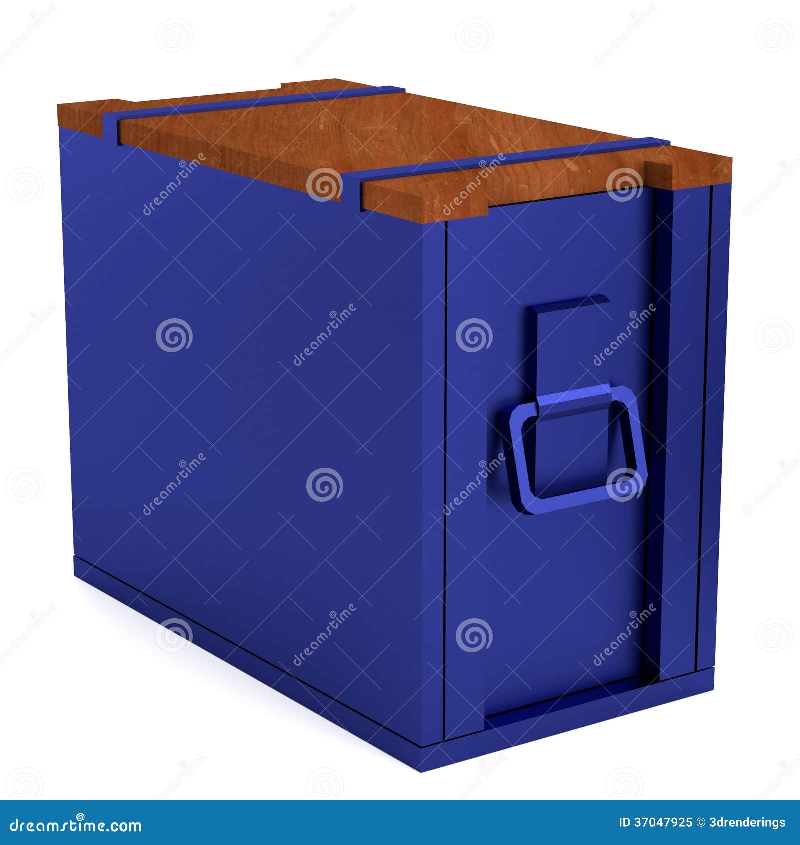 3d render of box stock illustration. Illustration of storage - 37047925