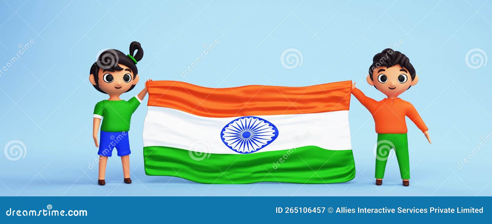 Flag Girl Holding Indian Stock Illustrations – 124 Flag Girl Holding Indian  Stock Illustrations, Vectors & Clipart - Dreamstime