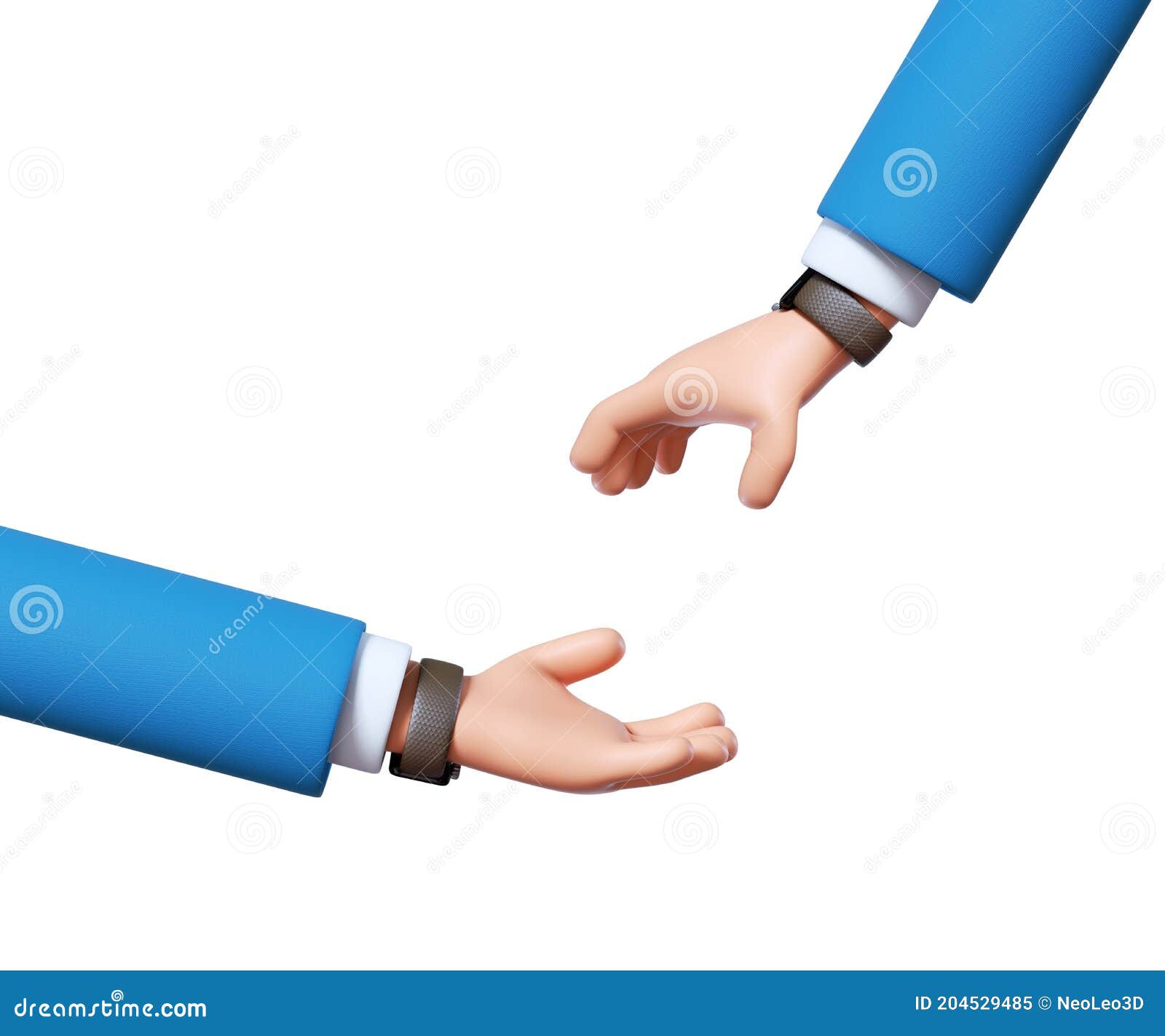 3d Render, Cartoon Character Man Begging Hand, Give and Take Concept,  Business Clip Art Isolated on White Background. Stock Illustration -  Illustration of male, hand: 204529485