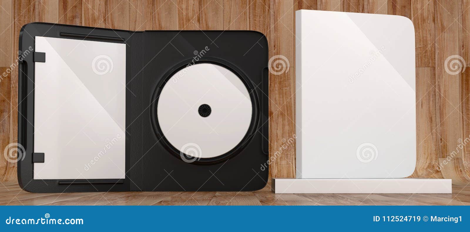 Download CD DVD Disc Plastic Box Mockup. Front View. Stock Illustration - Illustration of shape, asset ...