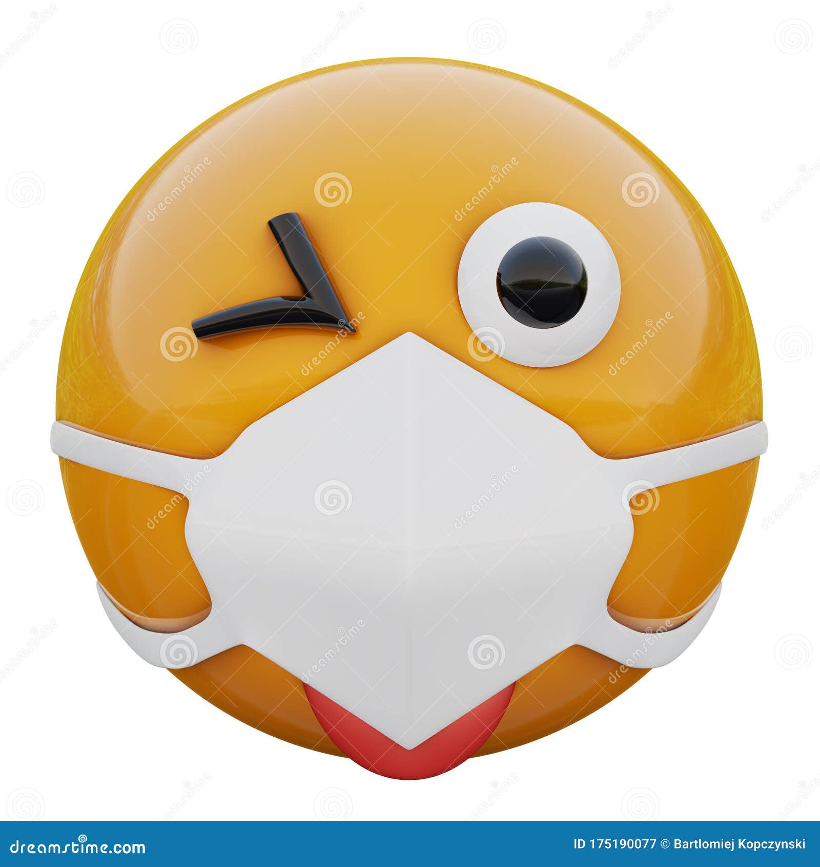 Download 3d Render Of Cheeky And Playful Yellow Emoji Face In Medical Mask Protecting From Coronavirus 2019 Ncov Stock Illustration Illustration Of Icon Infection 175190077 PSD Mockup Templates