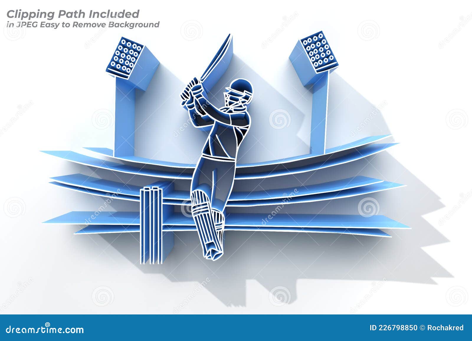 Batsman Playing Cricket Pen Tool Created Clipping Path Included Jpeg Stock  Photo by ©redshinestudio 495626470