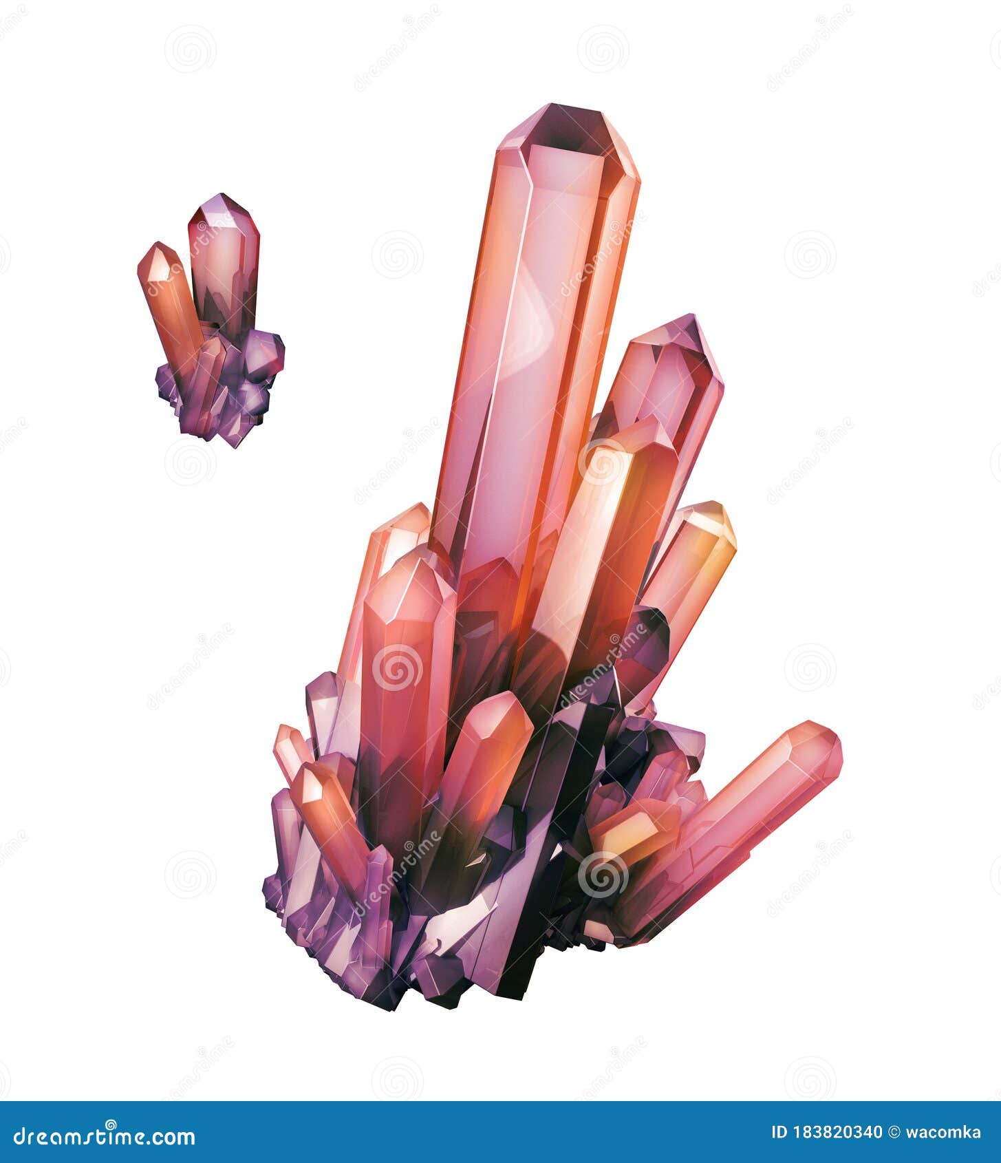 Download 3d Render Digital Illustration Abstract Ruby Red Crystals Faceted Gem Geology Nugget Minerals Collection Isolated Clip Art Stock Illustration Illustration Of Beautiful Faceted 183820340