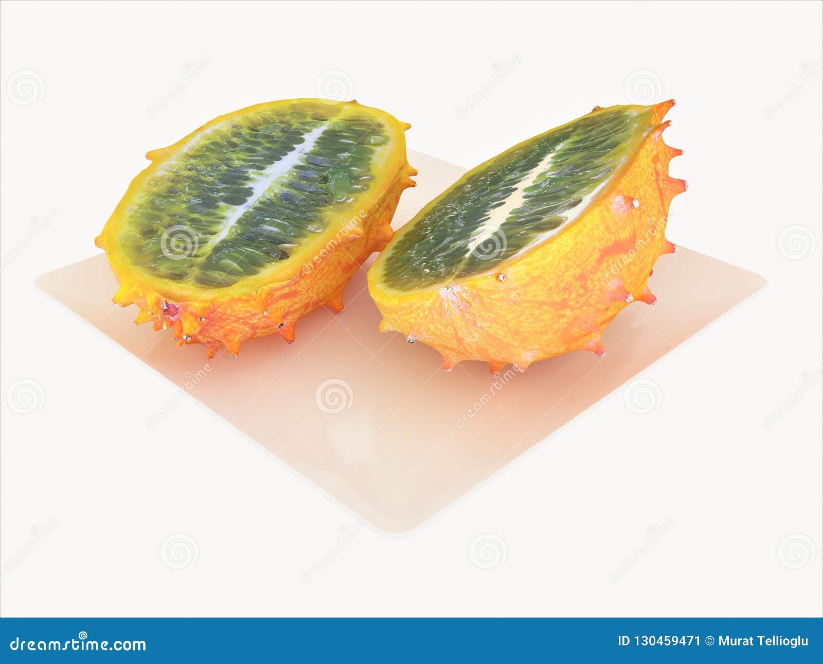 3d render of fruits