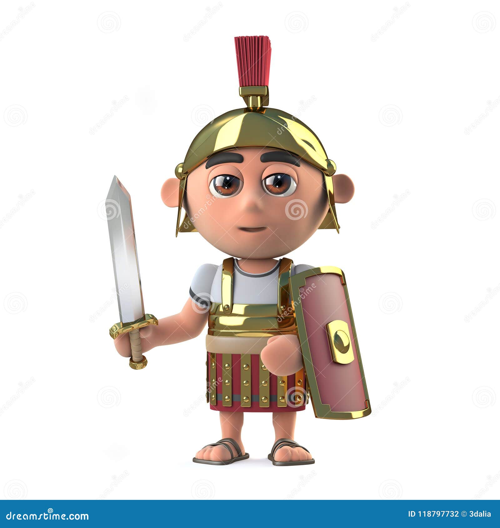 Cartoon Roman Army Vector Illustration | CartoonDealer.com #86630514