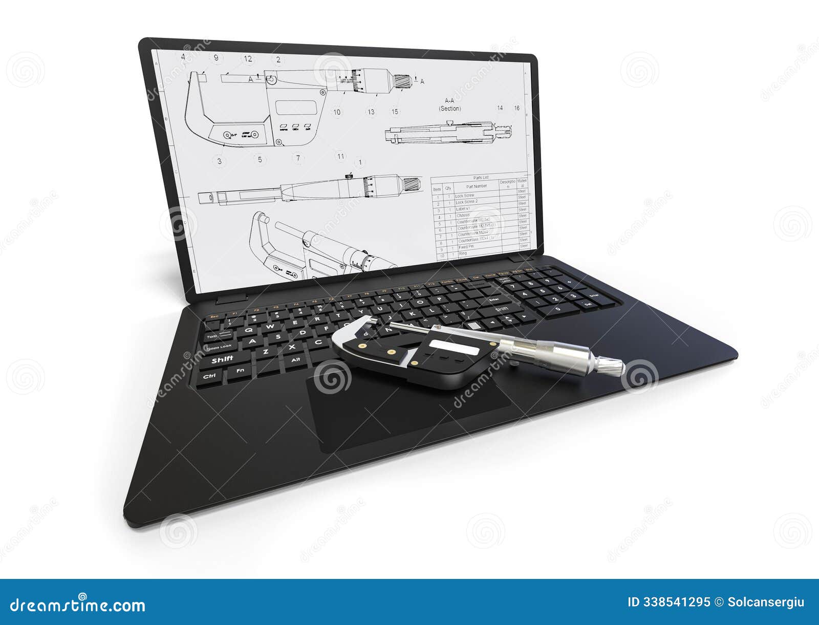 development with the help of cad