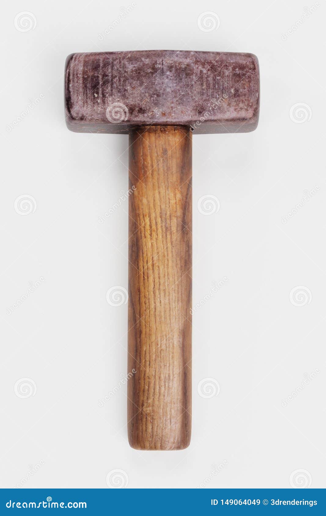3D Render of Masonry Hammer Stock Illustration Illustration of mason