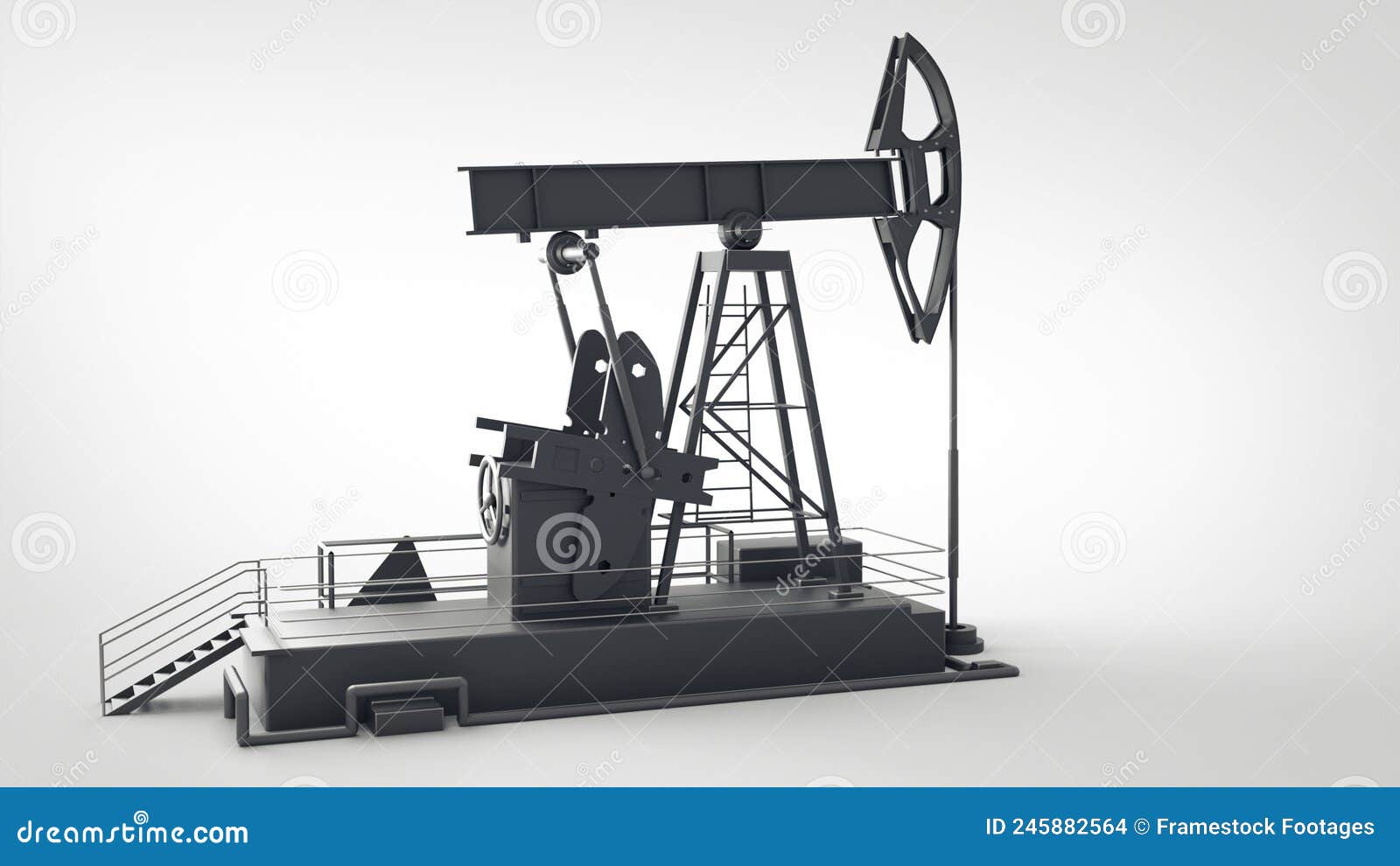 Animation of an Oil Pump Station Stock Illustration Illustration of economy, sanction 245882564