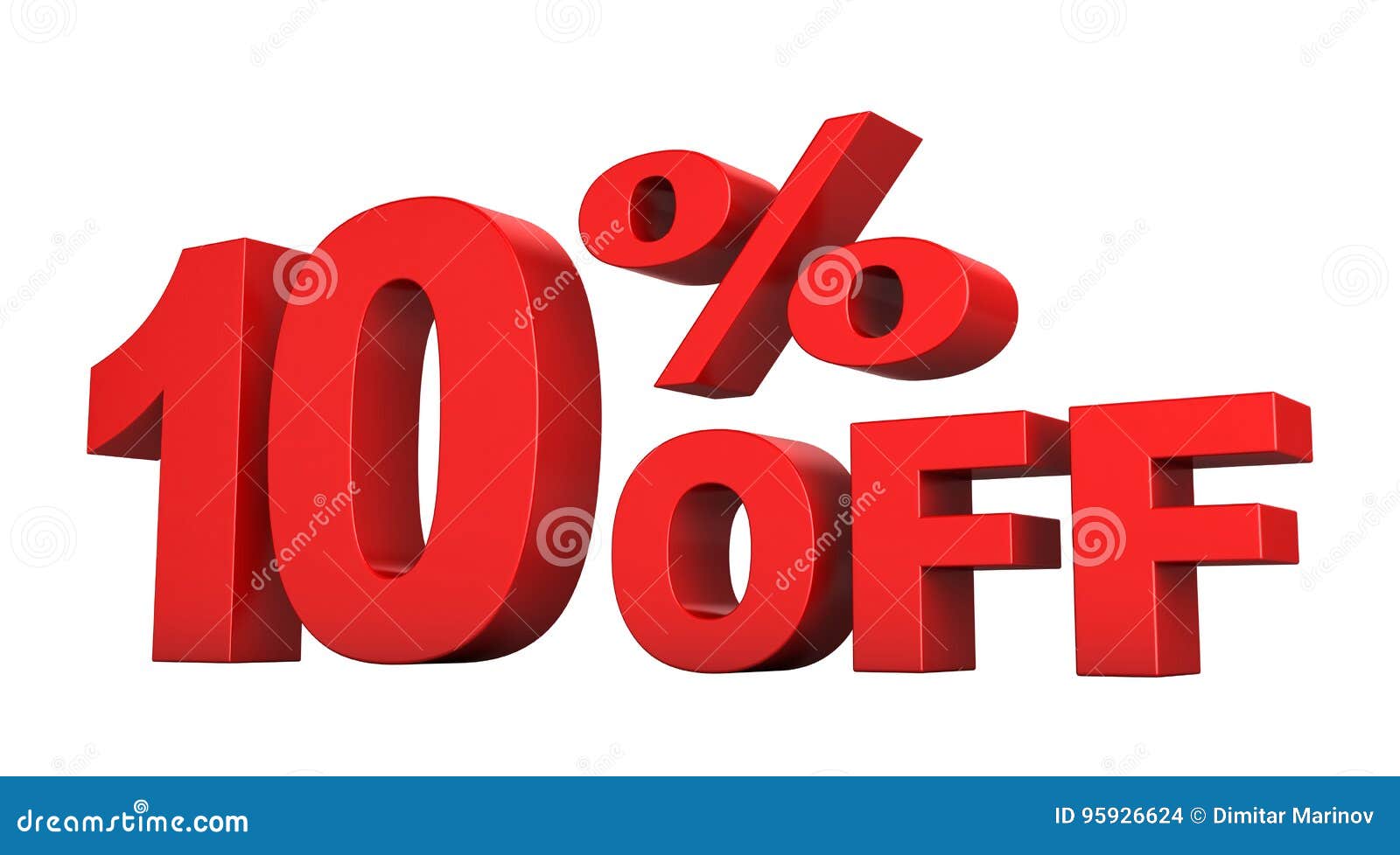 10 Percent Off stock illustration. Illustration of isolated 95926624