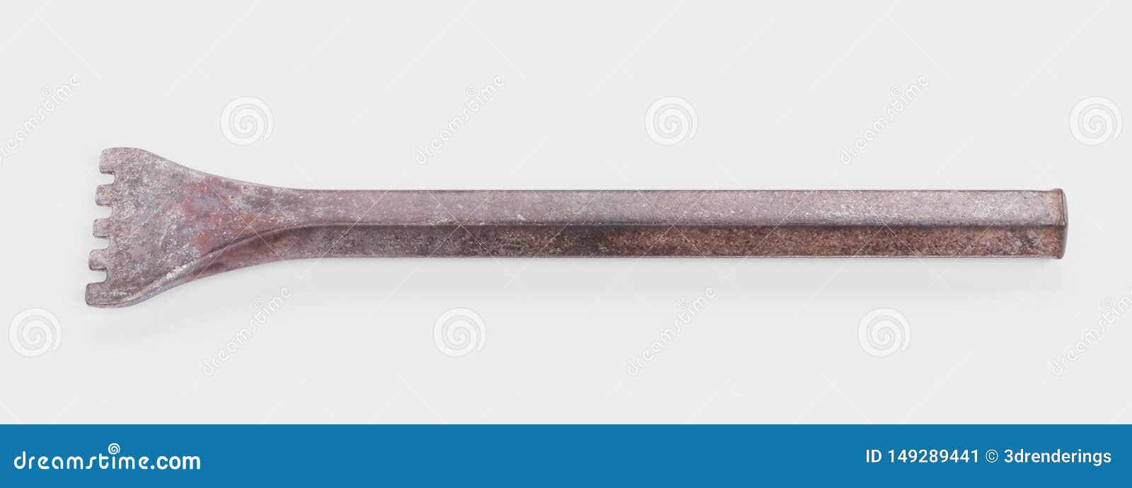 3d Render of Stonemason Tool Stock Image Image of hand, dirty 149289441