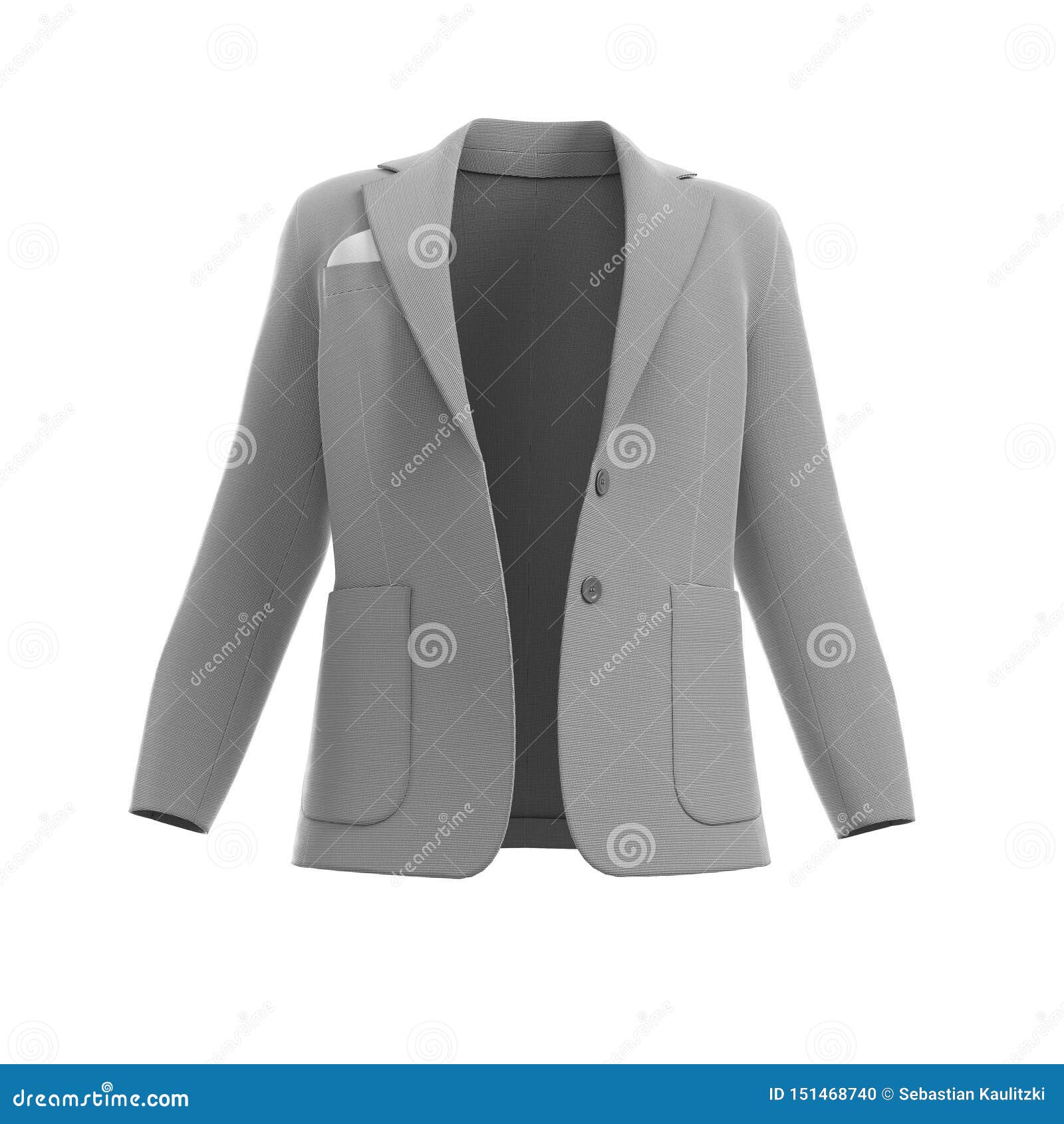 gray suit coat