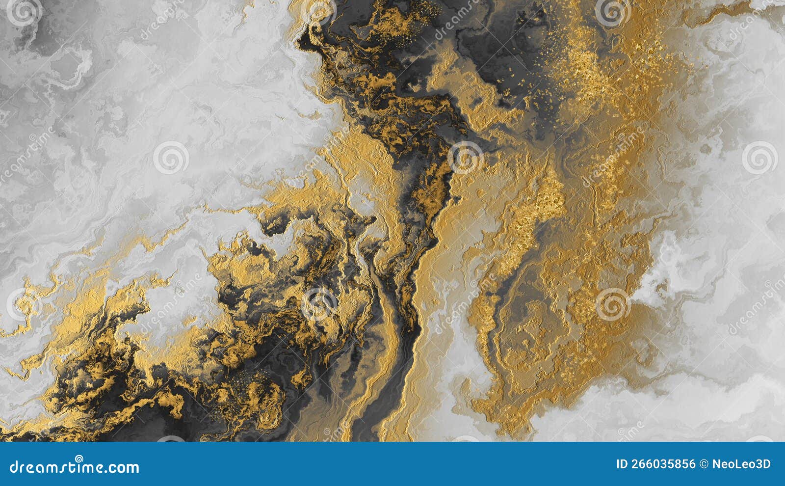 3d Rendering, Abstract Artificial Marble Stone Texture, Creative Map