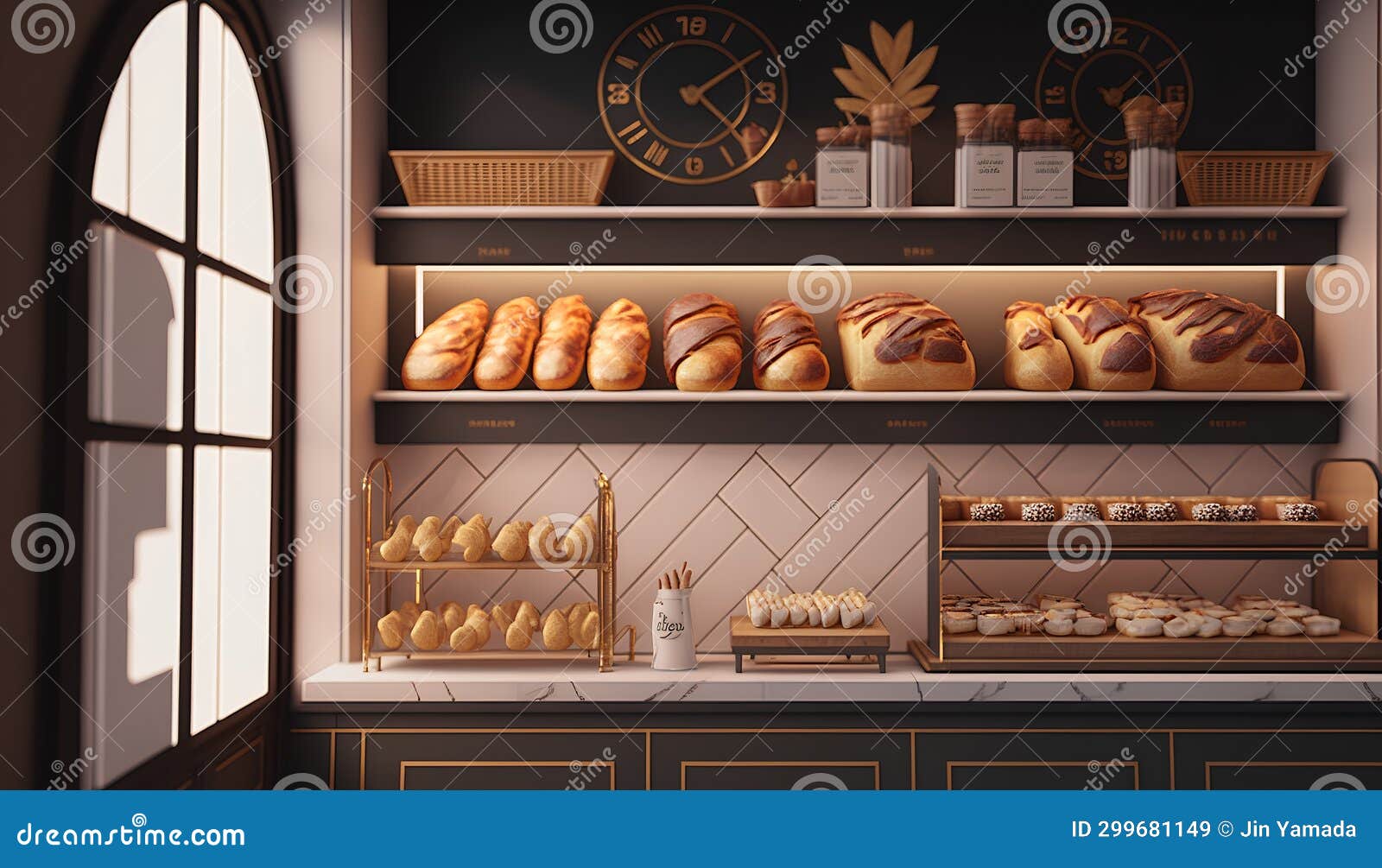 https://thumbs.dreamstime.com/z/d-rendering-bakery-shelf-bread-pastries-299681149.jpg