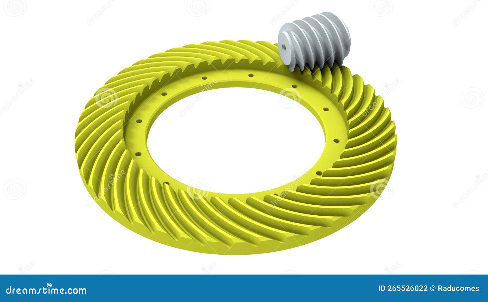 3D Rendering - Bevel Gear Assembly Stock Illustration - Illustration of