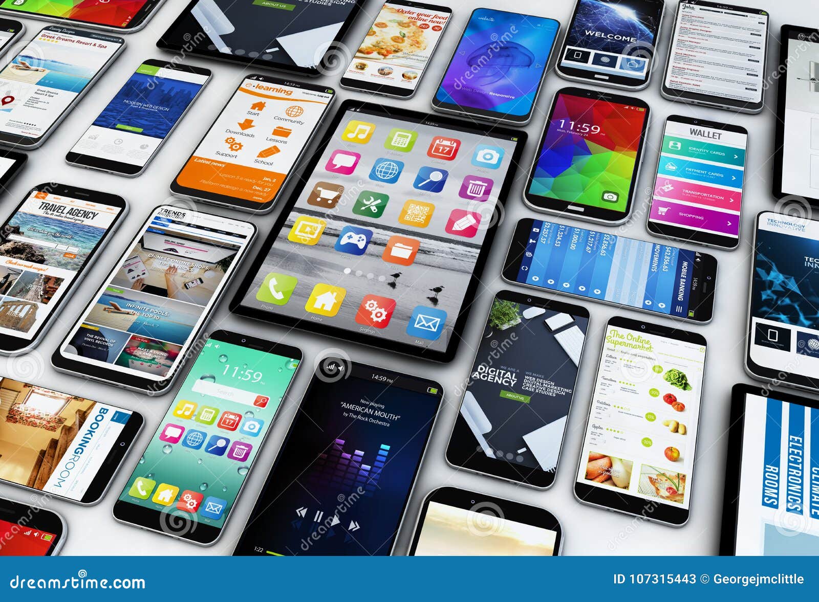 smartphones and tablets