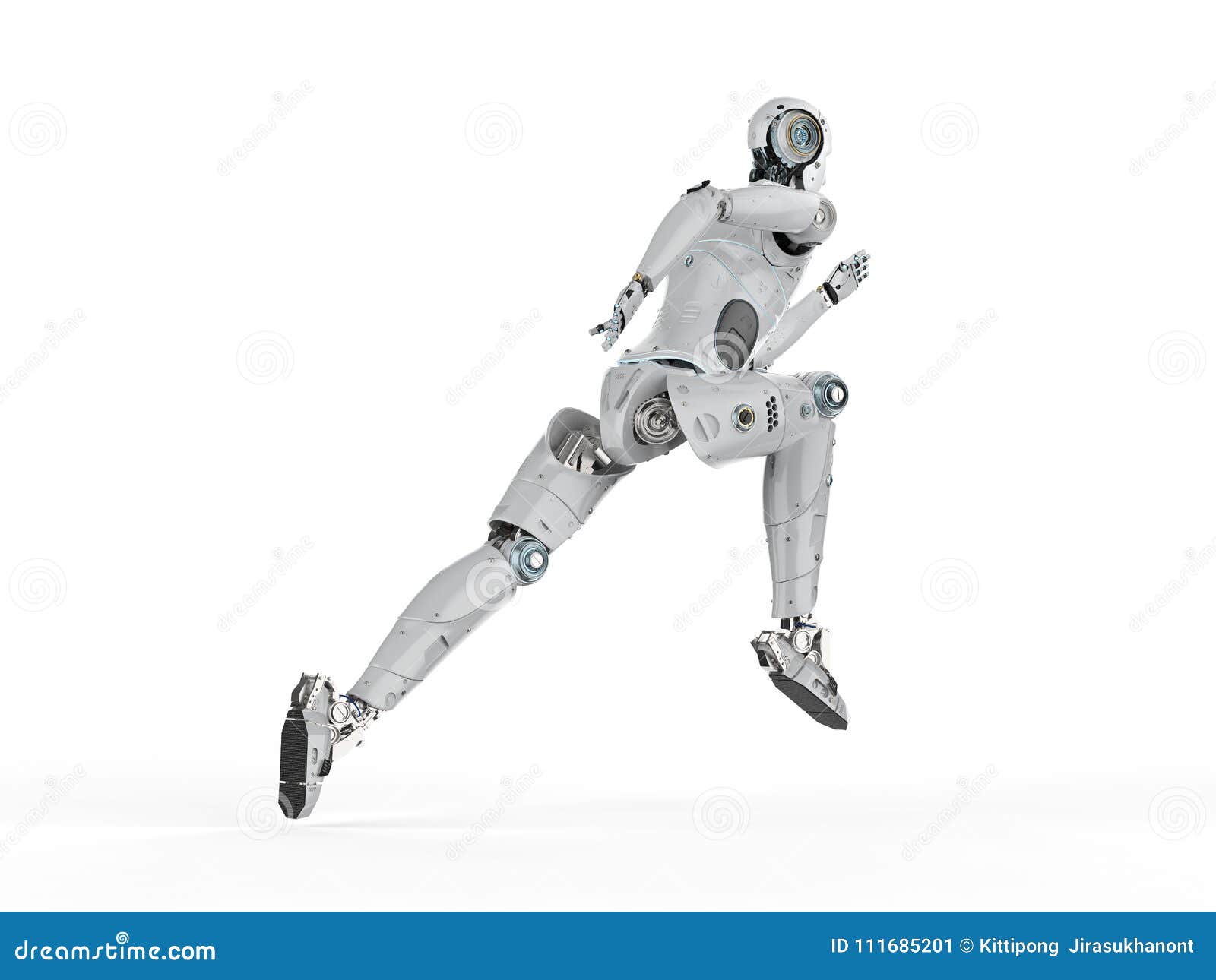 Robot running cheap and jumping
