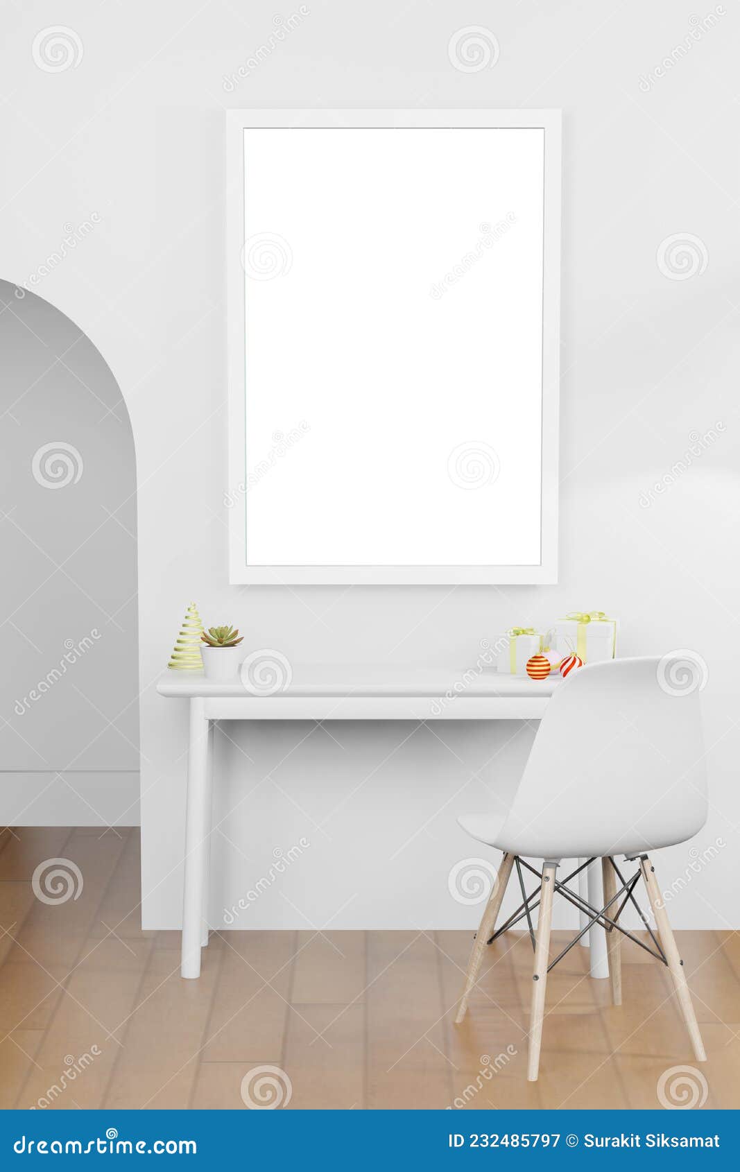 frame poster mocku
