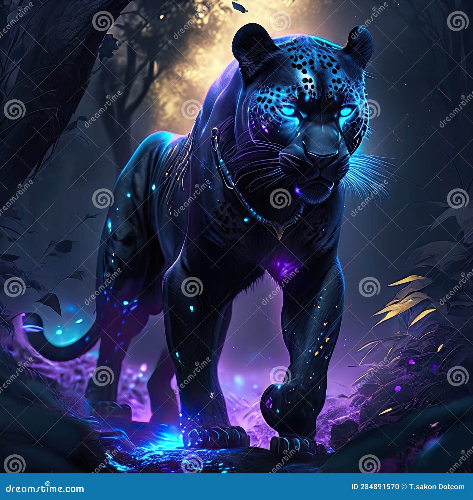Black panther 3d wall light deals