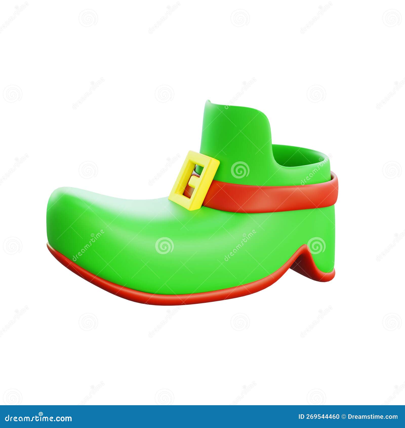 3d Rendering of St Patrick Day Boots Icon Stock Photo Illustration of holiday, festival 269544460