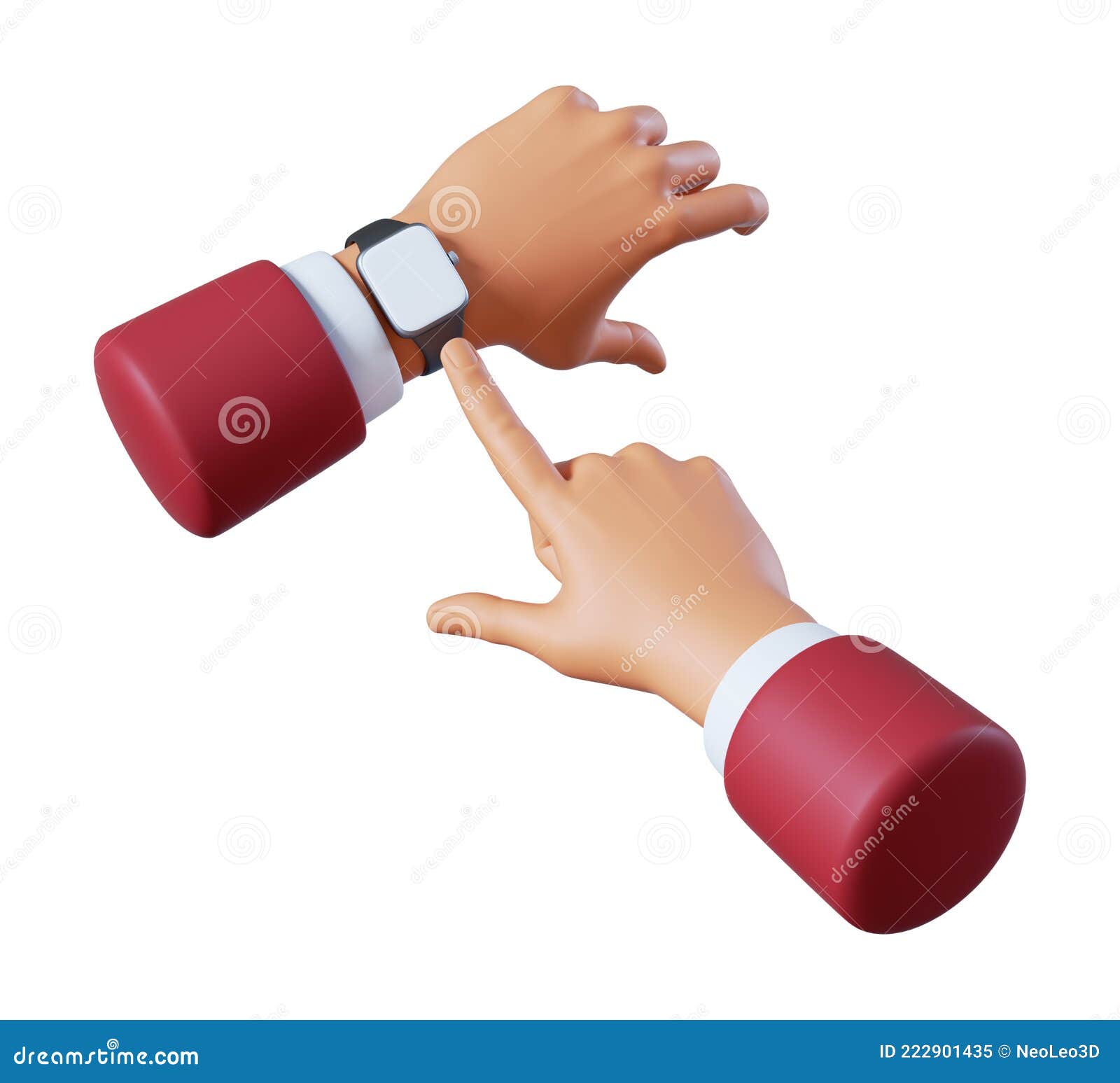 3d Renderização Da Mão Humana Mostrando Relógio De Pulso Inteligente. Tela  Em Branco Para Seu Anúncio Ou Aplicativo De Produto Ilustração Stock -  Ilustração de eletrônico, esperto: 253419028
