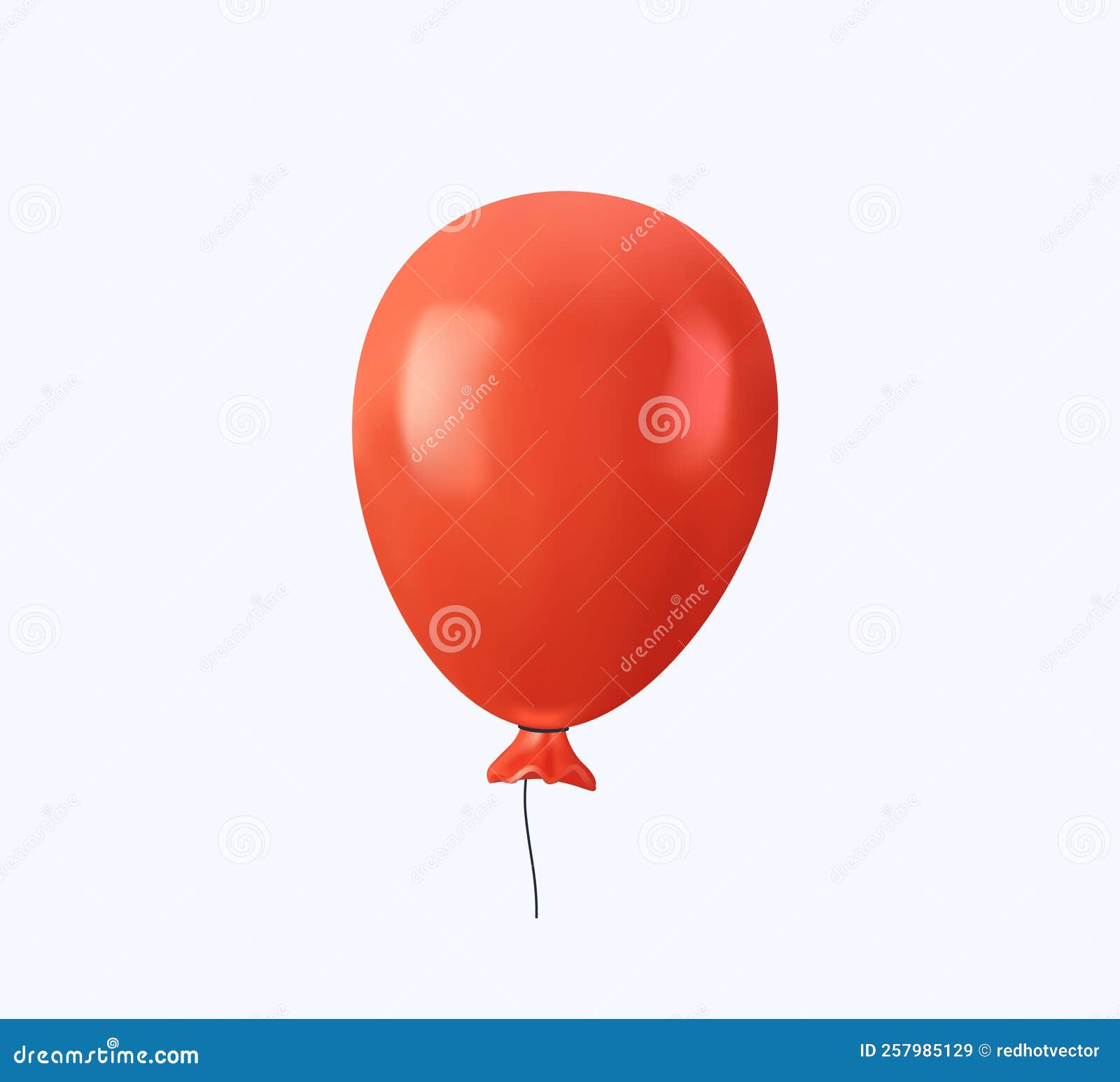 Ballon volant - toupie volante - rouge