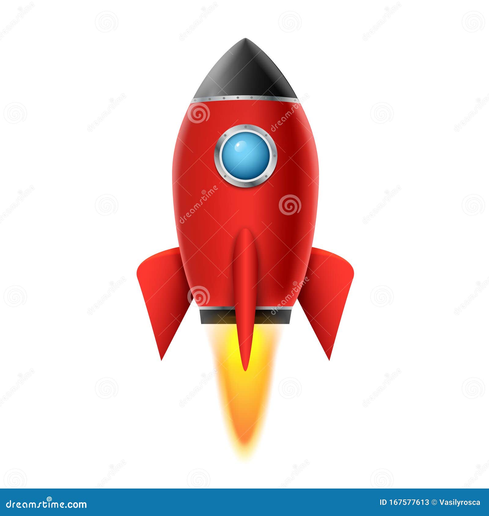 Download 3d Rocket Space Ship Launch Background. Realistic Rocketship Spaceship Vector Design. Shuttle ...