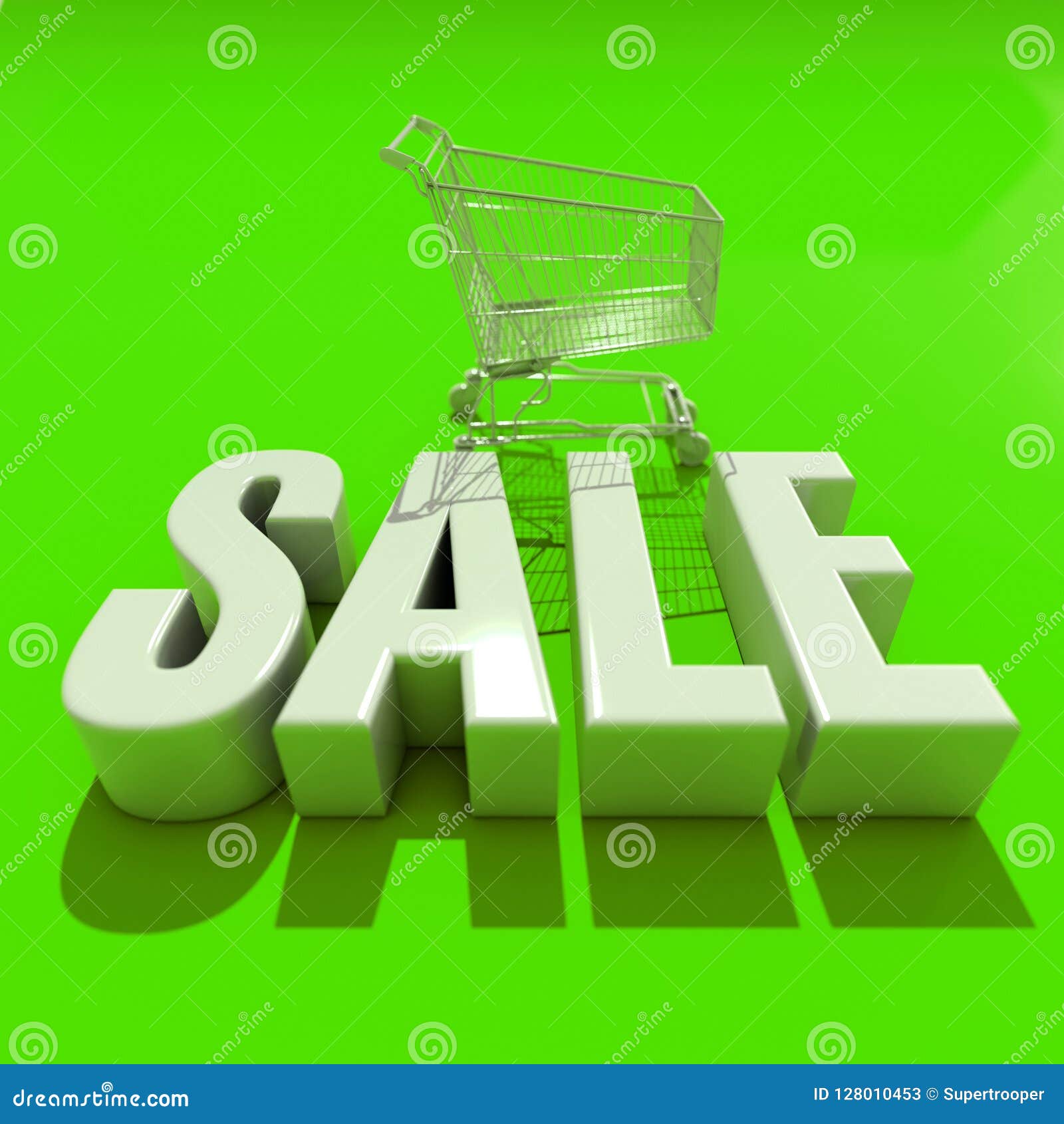 3d sale word with shadow