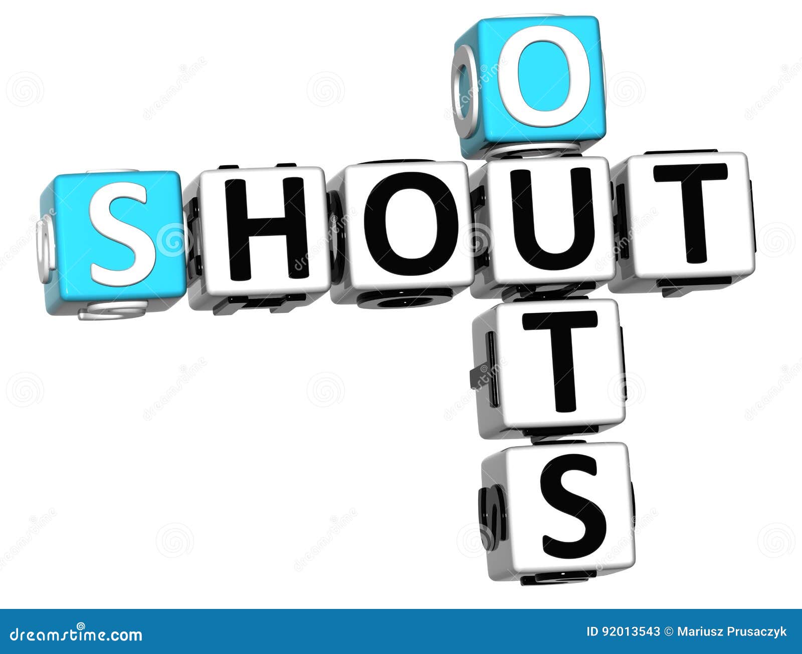 3d shout out crossword cube words