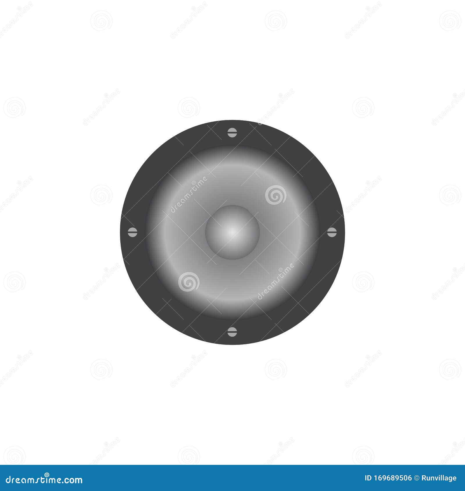 3D Speaker Vector Icon in Black Color , 3d Icon, Vector Icon Stock ...