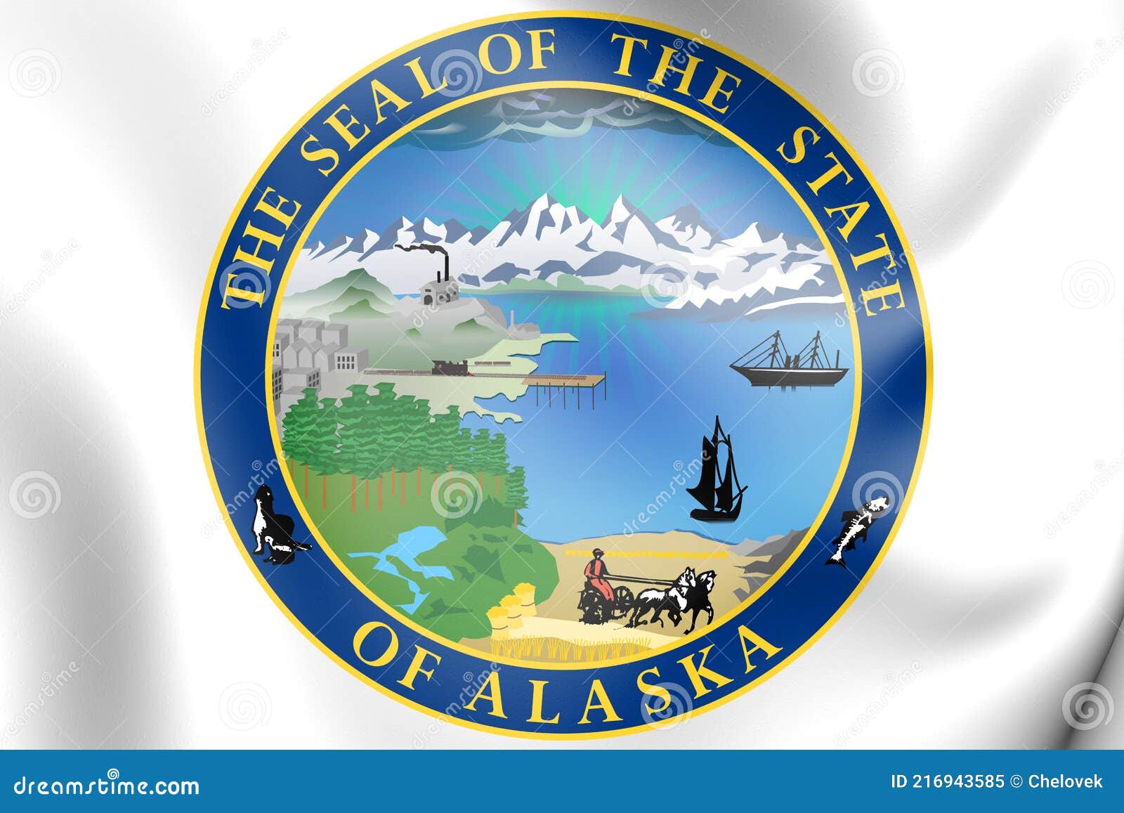 state seal of alaska. 3d 
