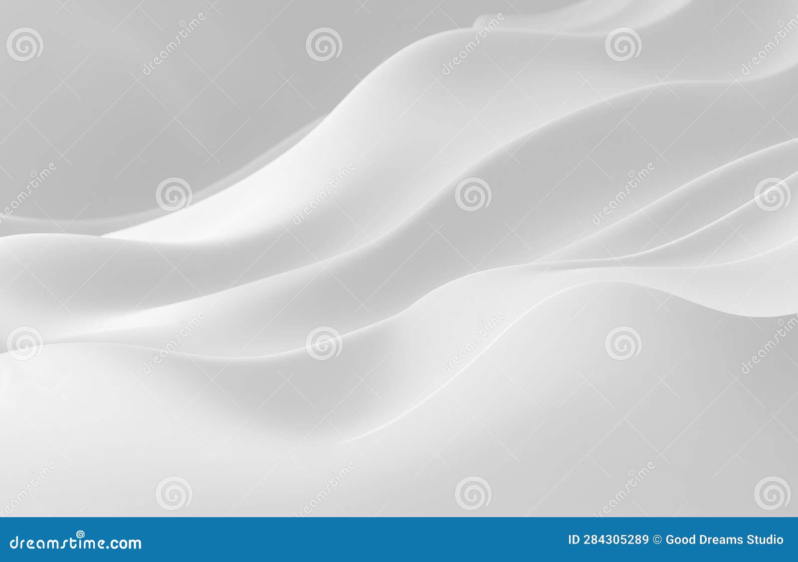 3d style. abstract white wave  background.