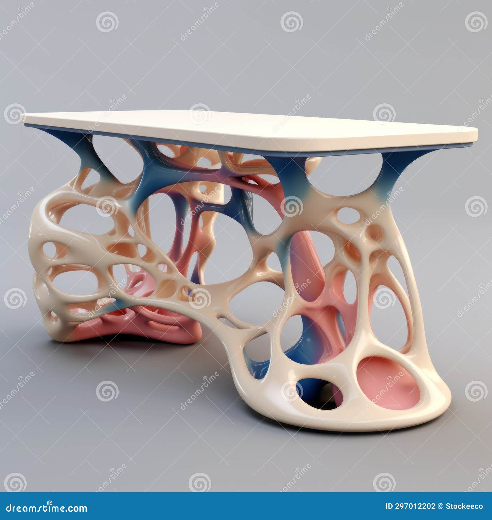 3d Table with Organic Chemistry Lab Techniques and Automation Elements