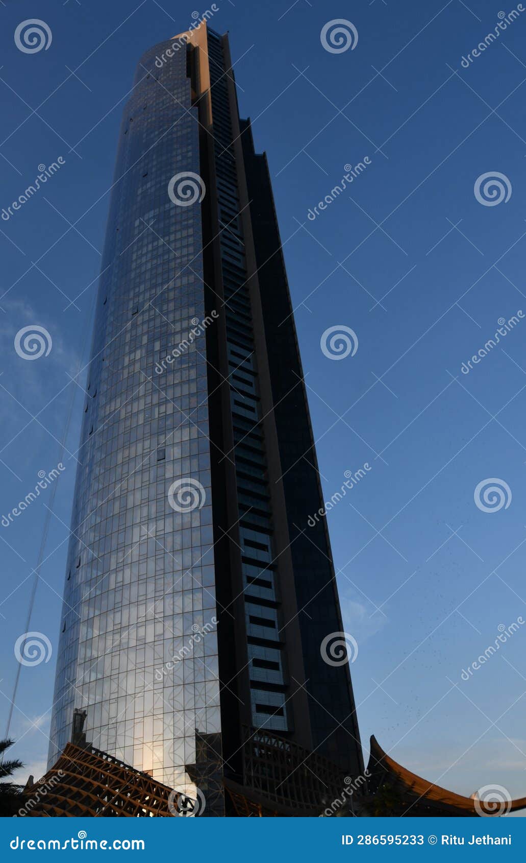 D1 Tower at Jaddaf Waterfront in Dubai, UAE Stock Image Image of