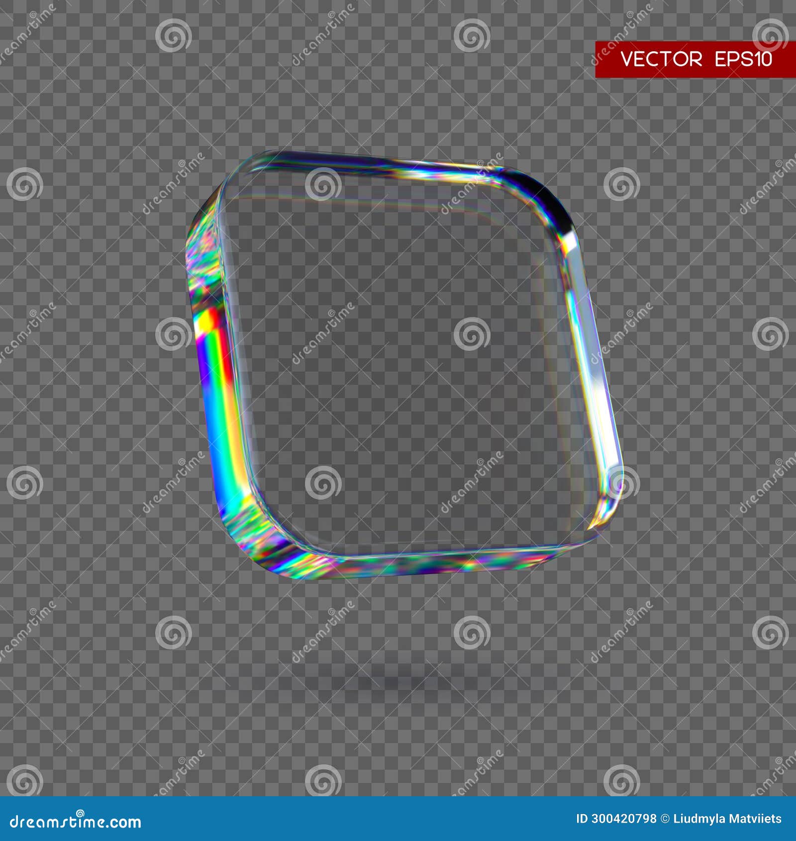 Dispersion, Diffraction, And Refraction Compared. Cartoon Vector