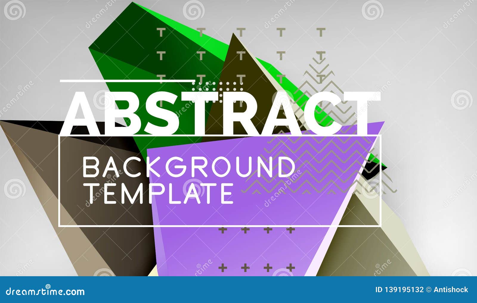 3d Triangle Geometric Background Design, Modern Poster Template Stock ...
