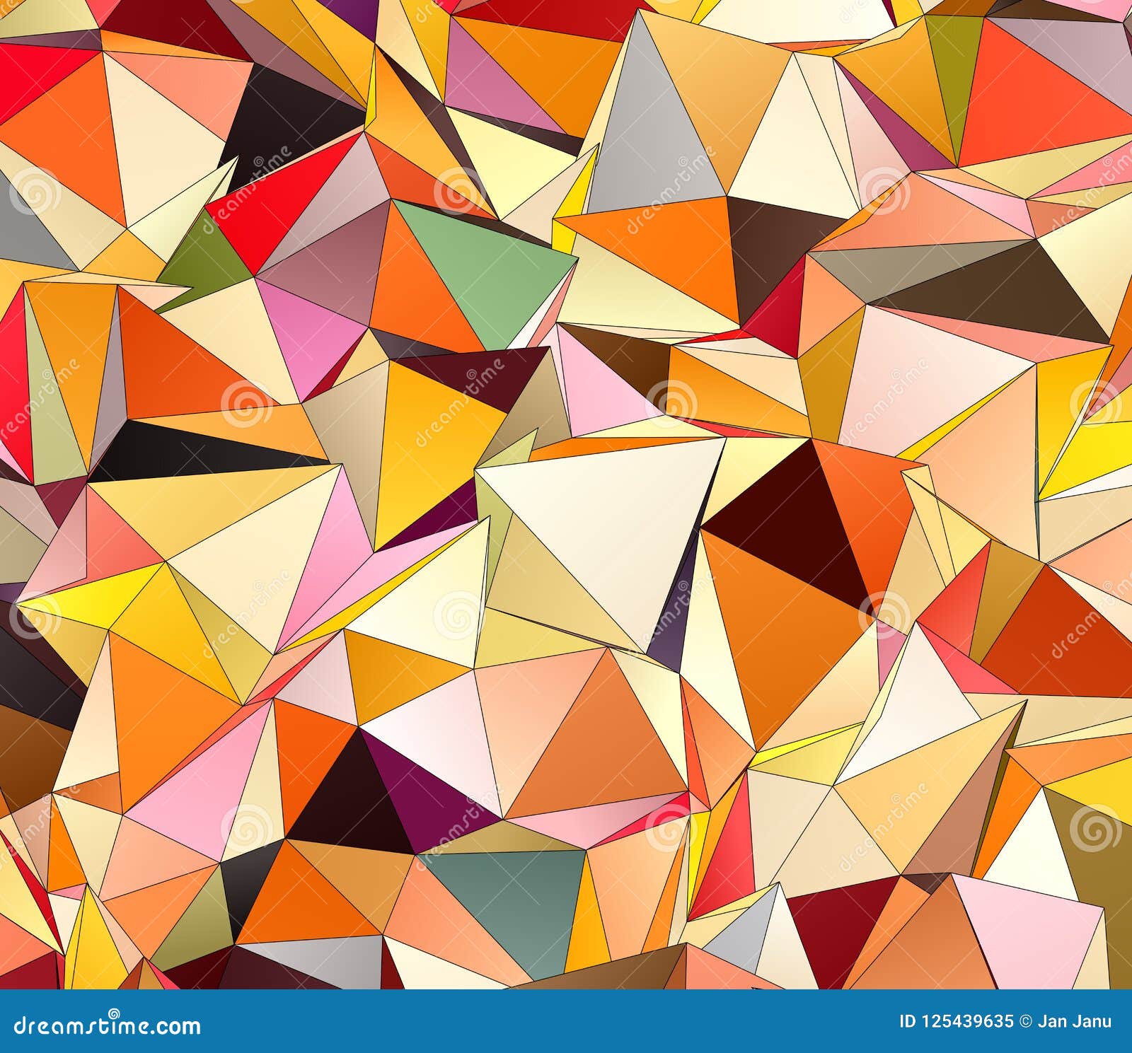 Triangular 3d, Modern Background Stock Illustration Illustration of banner, crystal 125439635