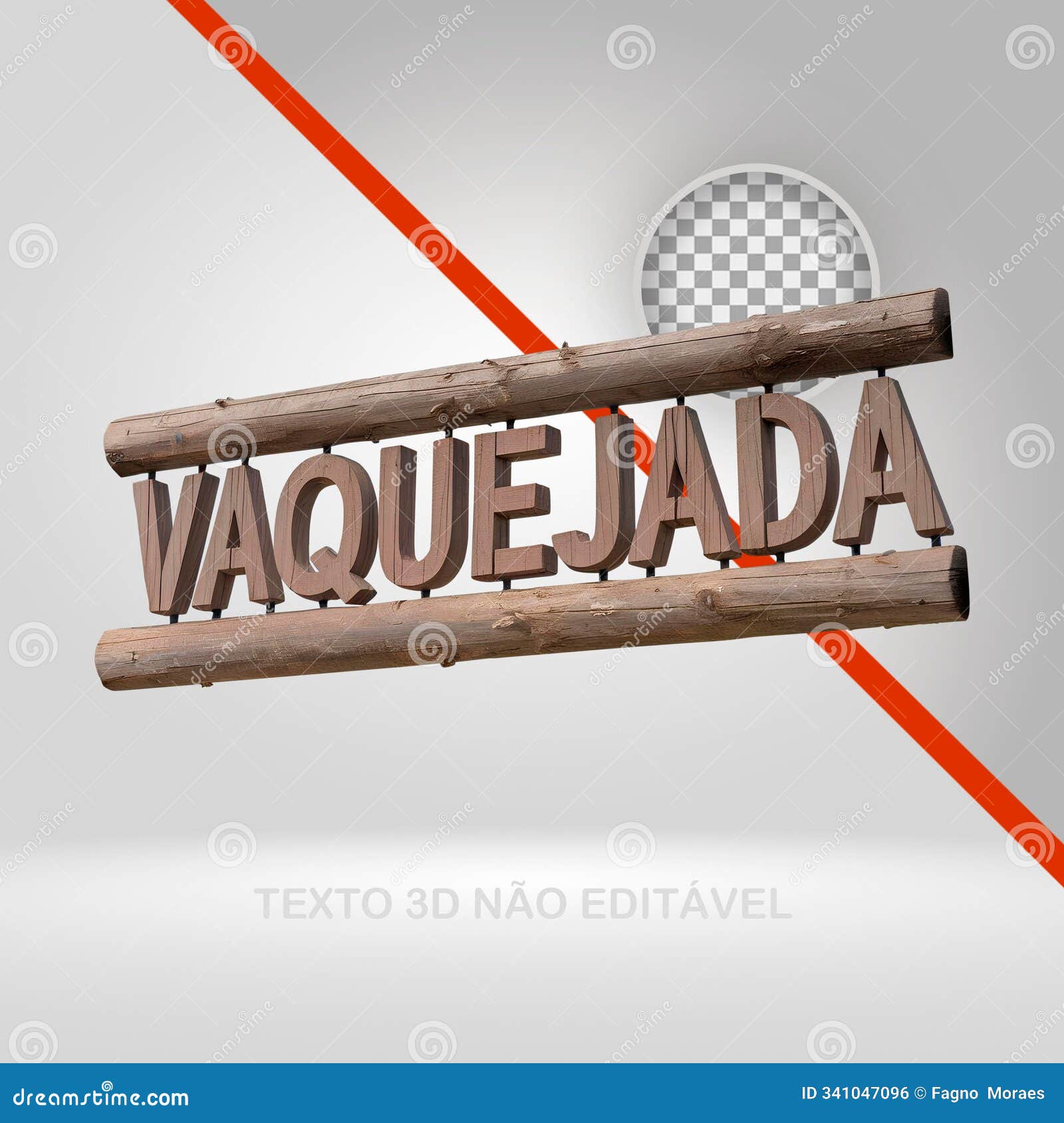 3d vaquejada stamp, s for event and rodeo flyers