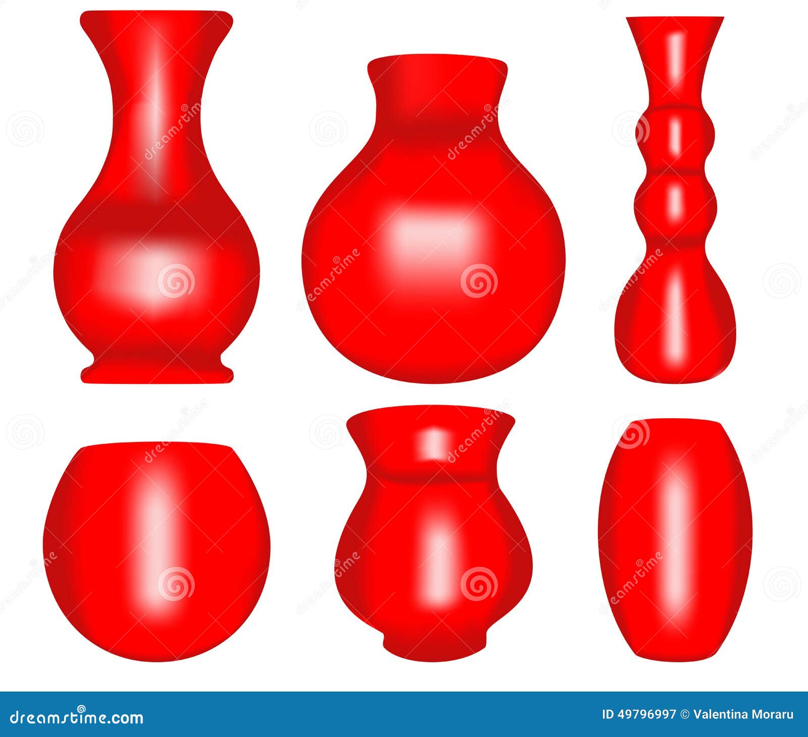 Download 3d Vase stock illustration. Illustration of black ...