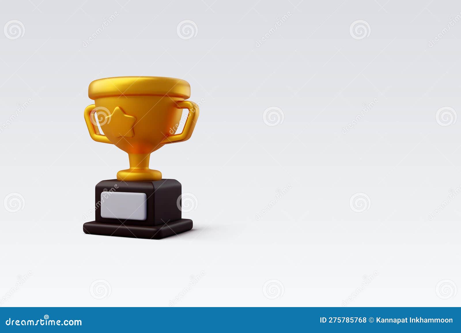 Premium Vector  Champions trophy logo with star for championship