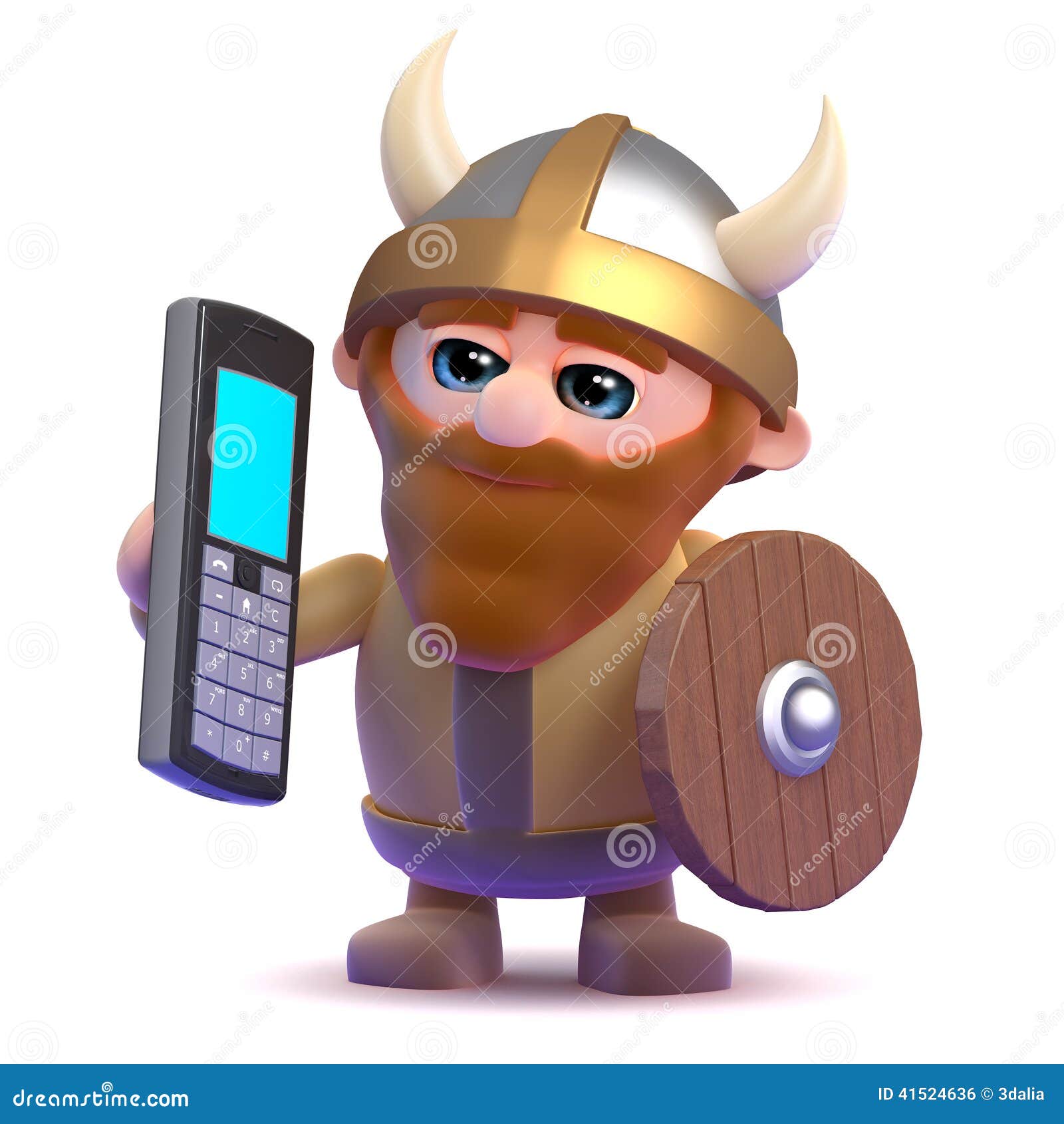 3d Viking mobile phone stock illustration. Illustration of medieval