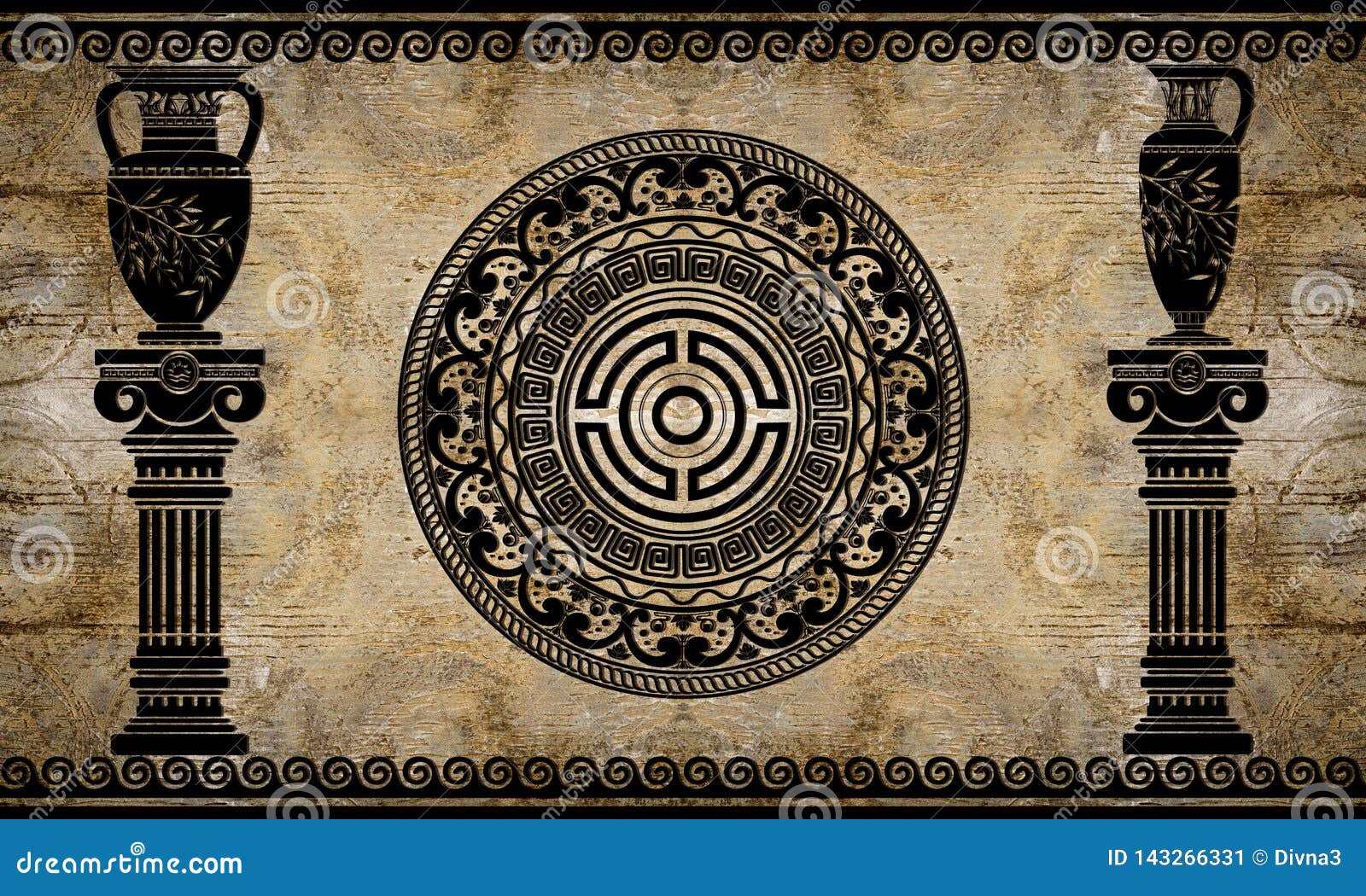 3d Wallpaper, Architectural Columns and Ancient Greek Art. the Fresco Effect. Stock Illustration - Illustration of architectural, background: 143266331 3d Wallpaper, Architectural Columns and Ancient Greek Art. the Fresco Effect. Stock Illustration - Illustration of architectural, background: 143266331