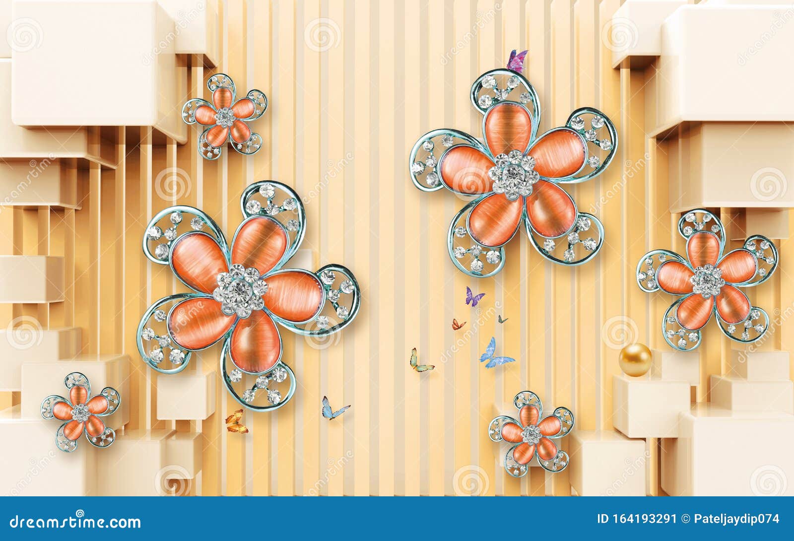 3D Flower Wallpaper Colorful Background Stock Image - Image of background, colorful: 164193291 3D Flower Wallpaper Colorful Background Stock Image - Image of background, colorful: 164193291