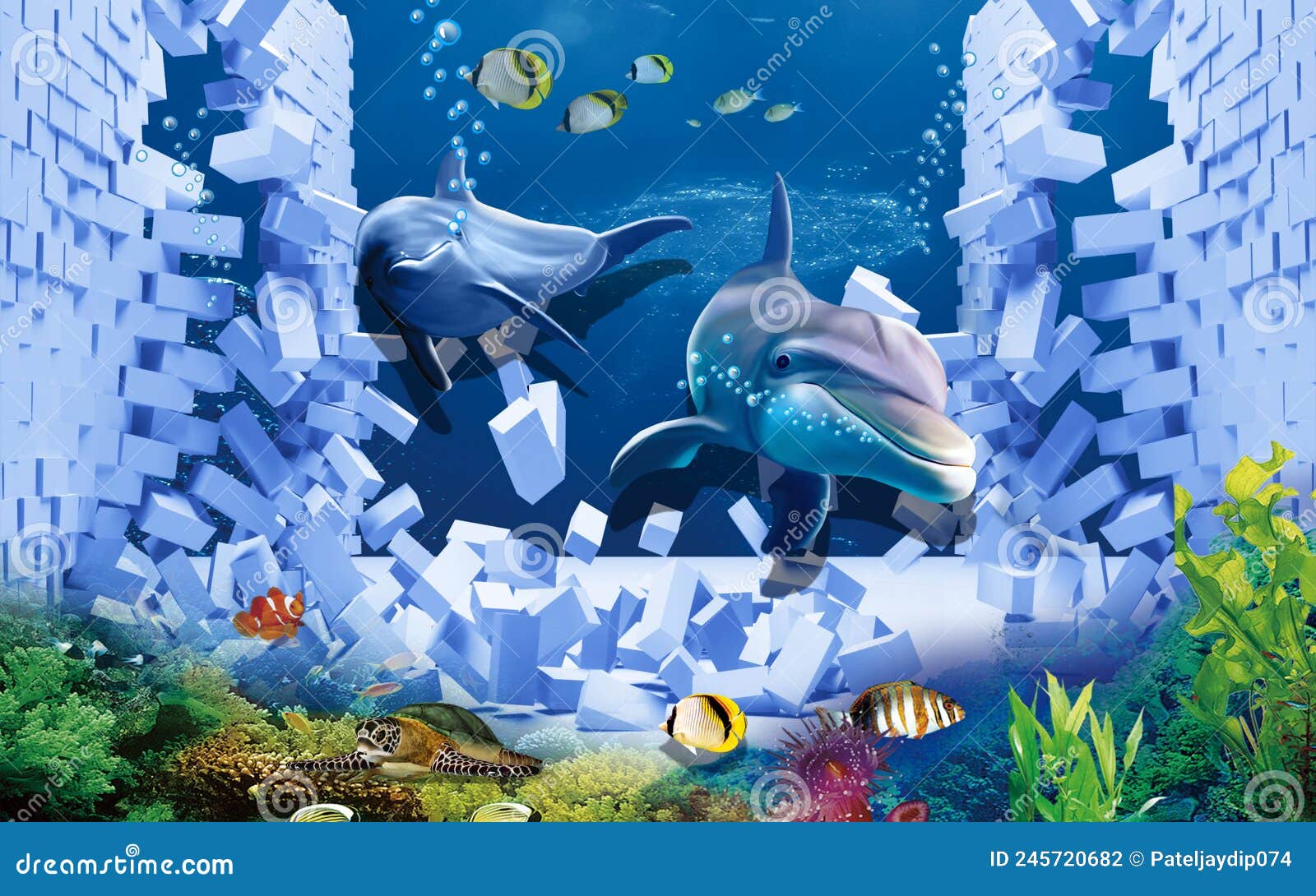 3d fish HD wallpapers | Pxfuel