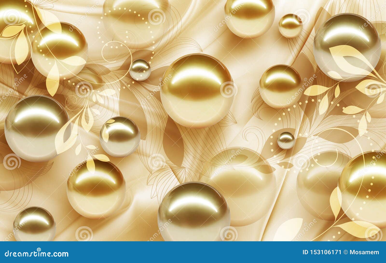 3D Wallpaper Design with Floral and Geometric Objects Gold Ball and Pearls, Gold Jewelry Wallpaper Purple Flower Stock Image - Image of isolated, hand: 153106171 3D Wallpaper Design with Floral and Geometric Objects Gold Ball and Pearls, Gold Jewelry Wallpaper Purple Flower Stock Image - Image of isolated, hand: 153106171