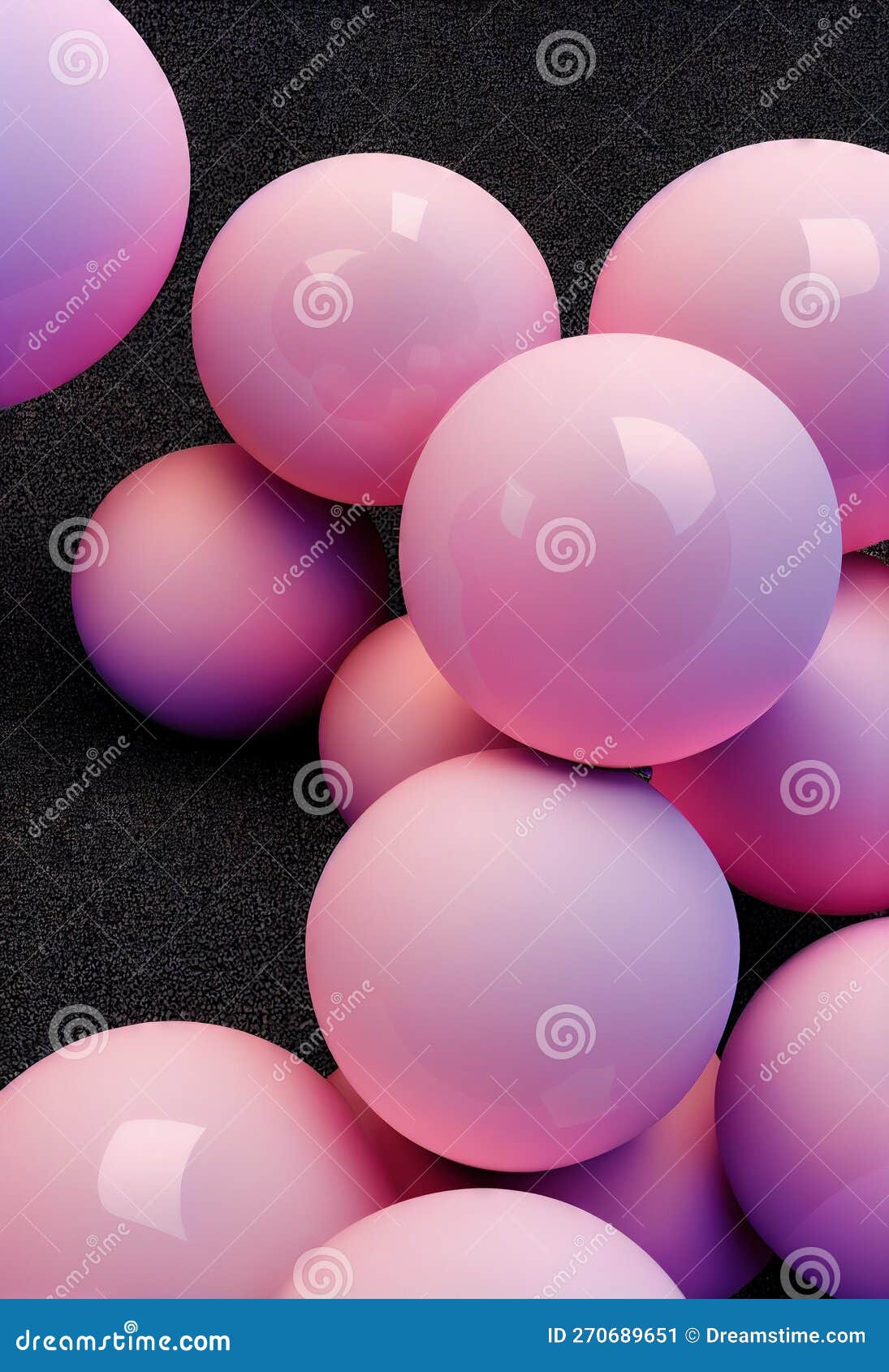 3D Wallpaper on Smartphone with Bright and Juicy Creative Three