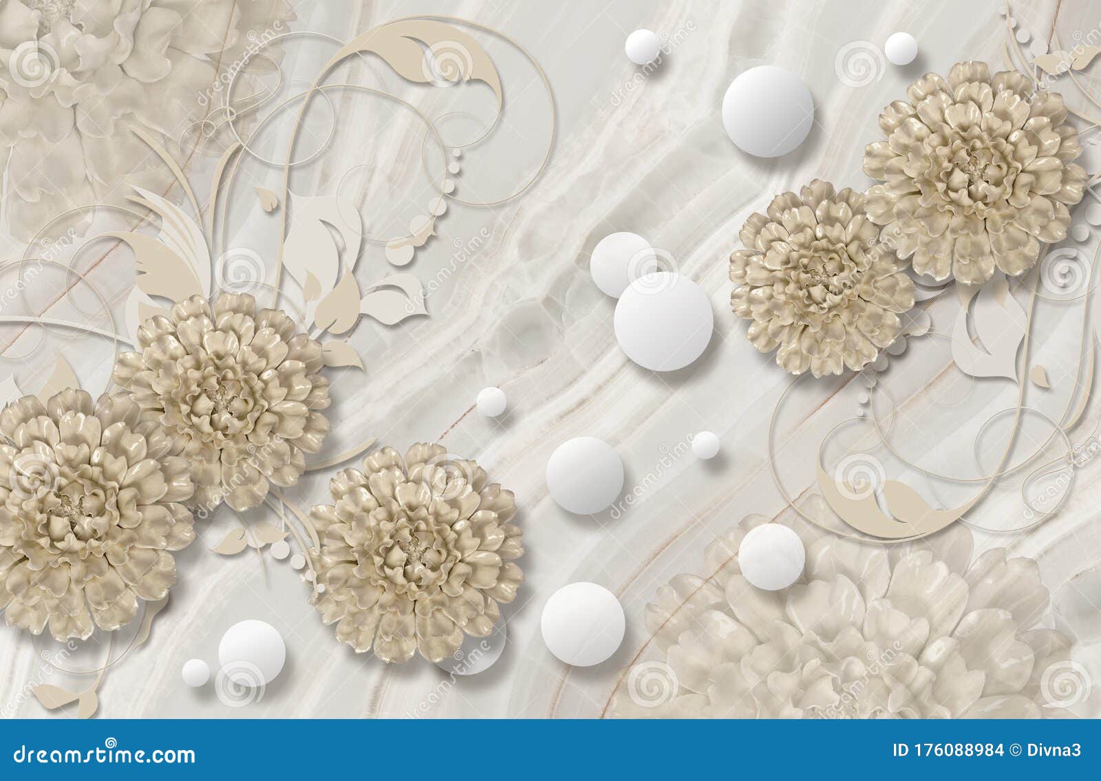 3d Wallpaper Texture, Jewelry Dahlia, White Sphere on Marble Background Stock Photo - Image of bloom, beauty: 176088984 3d Wallpaper Texture, Jewelry Dahlia, White Sphere on Marble Background Stock Photo - Image of bloom, beauty: 176088984