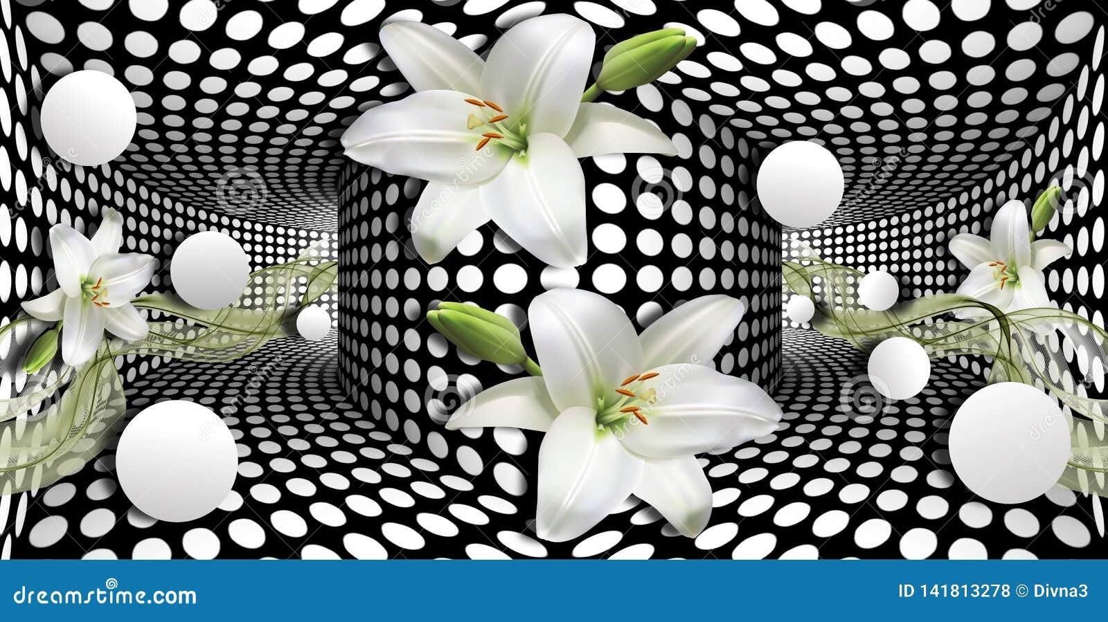 Hãy dành một chút thời gian để tải hình nền 3D với hoa lan trắng và quả cầu trên hiệu ứng quang học để tận hưởng không gian sống động và mộc mạc cho máy tính của bạn. Với vẻ đẹp đơn giản và tinh tế, hình nền này sẽ khiến cho màn hình máy tính của bạn trở nên đẹp hơn.