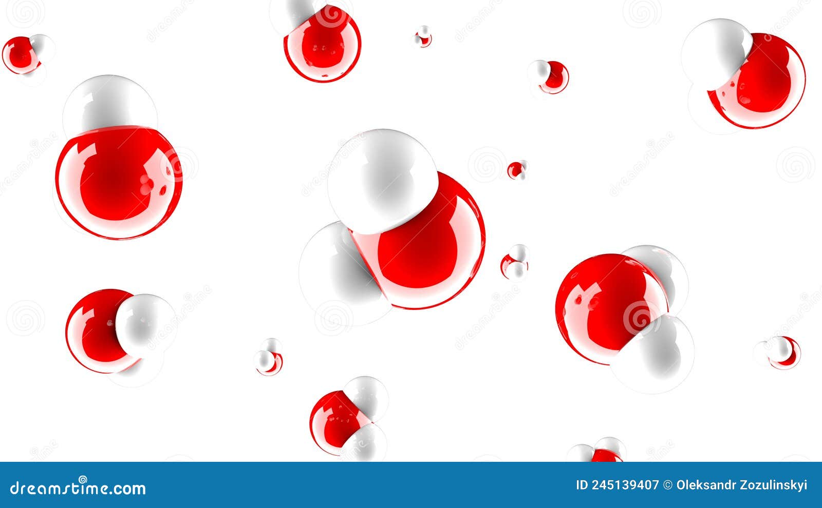 3d Water Medical Technology Concept Medicine Research Science Cell